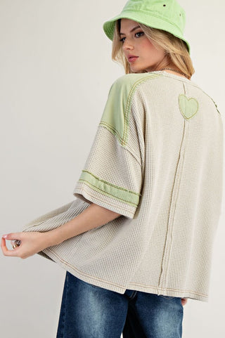 Jenny's Peace Heart Top - FINAL SALE