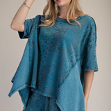 Print Mix Washed Oversized Tunic PREORDER