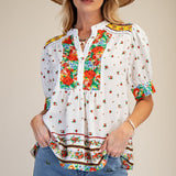 Floral Printed Top PREORDER