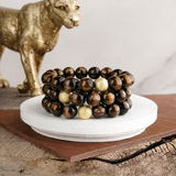 Jenna Chunky Beaded Stretch Bracelet Set – 3 Styles