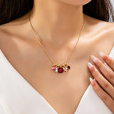 Feyre Crystal Cluster Charm Necklace - 2 Styles