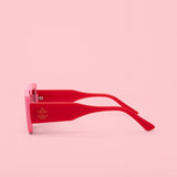 Deco Sunglasses  Pink + Red