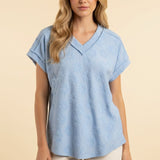 Push The Limit Top - Lt Blue