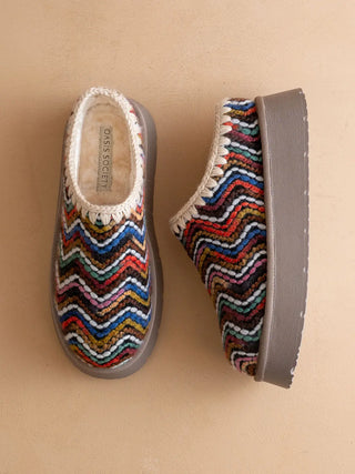 The Brandi Platform Cozy Mule Slipper