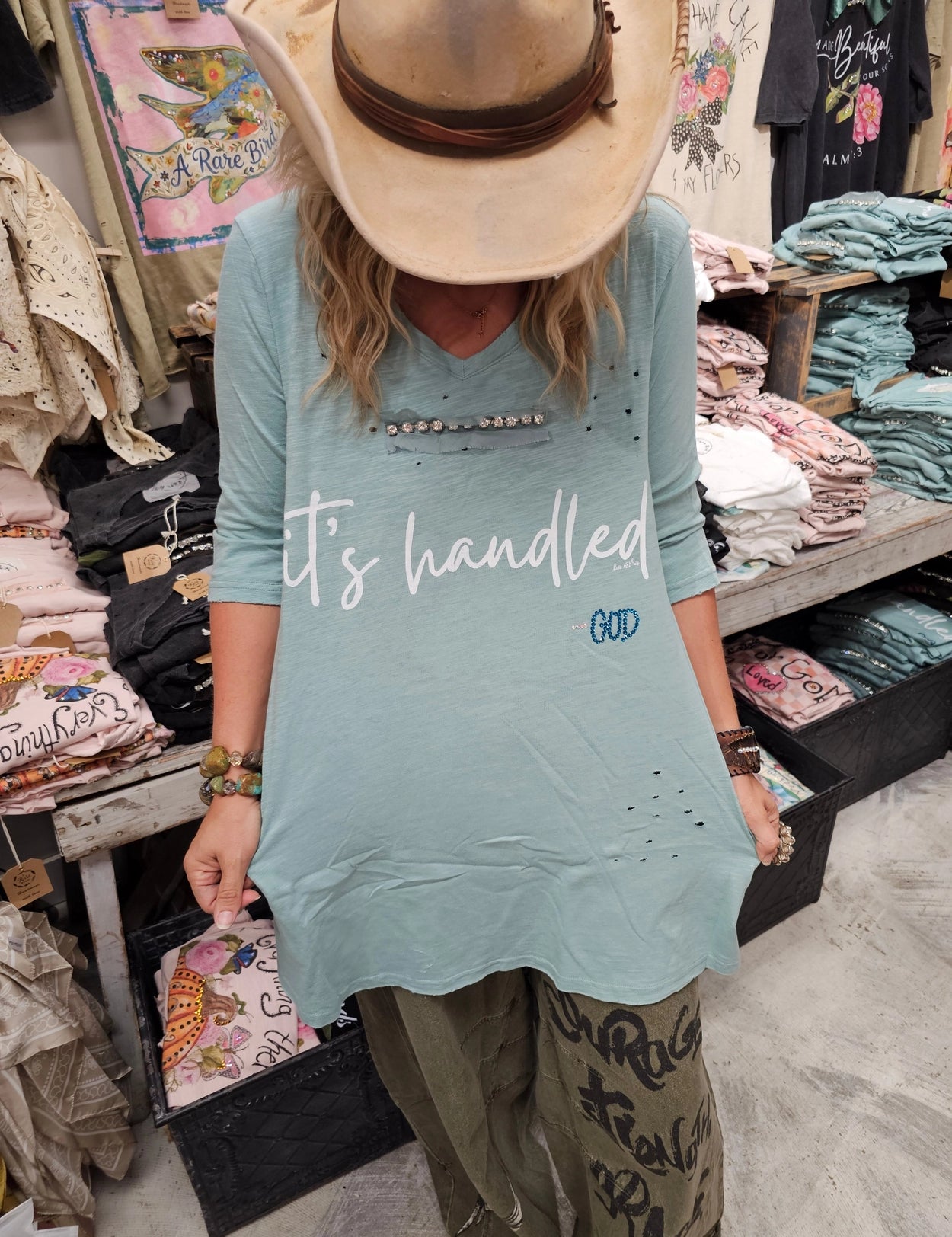 It’s Handled… God Tattered Tee