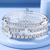 Jolene Cross Beaded Bracelet - 2 Styles