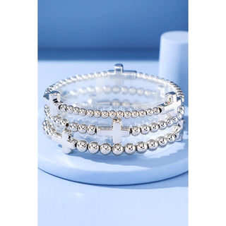 Briar Cross Beaded Bracelet Set - 2 Styles
