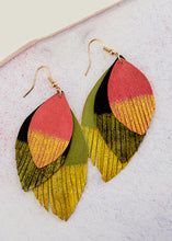 Load image into Gallery viewer, Jackie Leather Earrings - Final Sale
