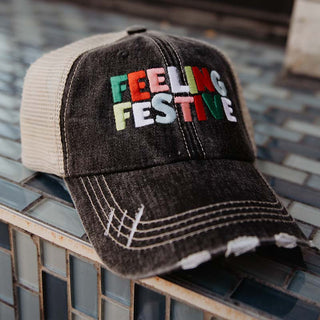 Feeling Festive Christmas Trucker Hat  - PREORDER