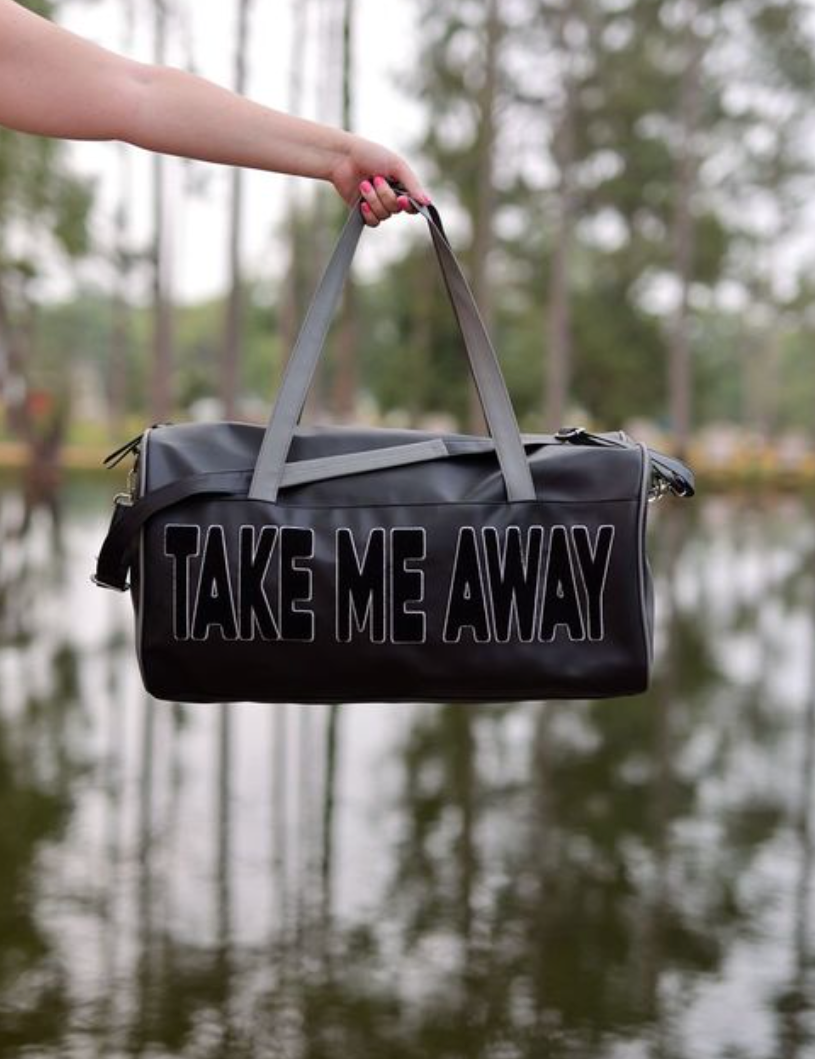 Duffle Bag – Take Me Away – Black/Grey