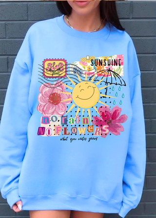 Sunshine & Flowers -Sweatshirt or Tee