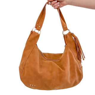 Hazel Hobo Shoulder Bag with Tassel-Pretty Simple