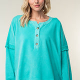 Dreamweaver Pullover - Seafoam* LAST ONES FINAL SALE *