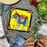 Callie Ann Stelter Hand Painted Burro