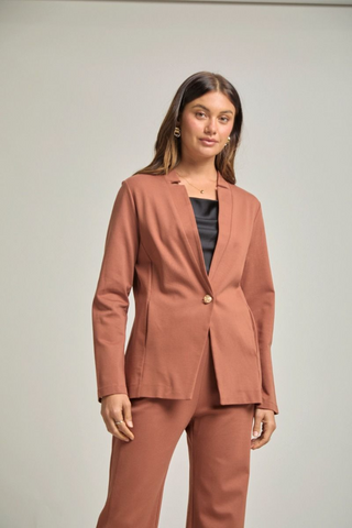 Forever Chic Blazer - Caramel