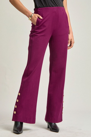 Chic Glam Pants - Merlot