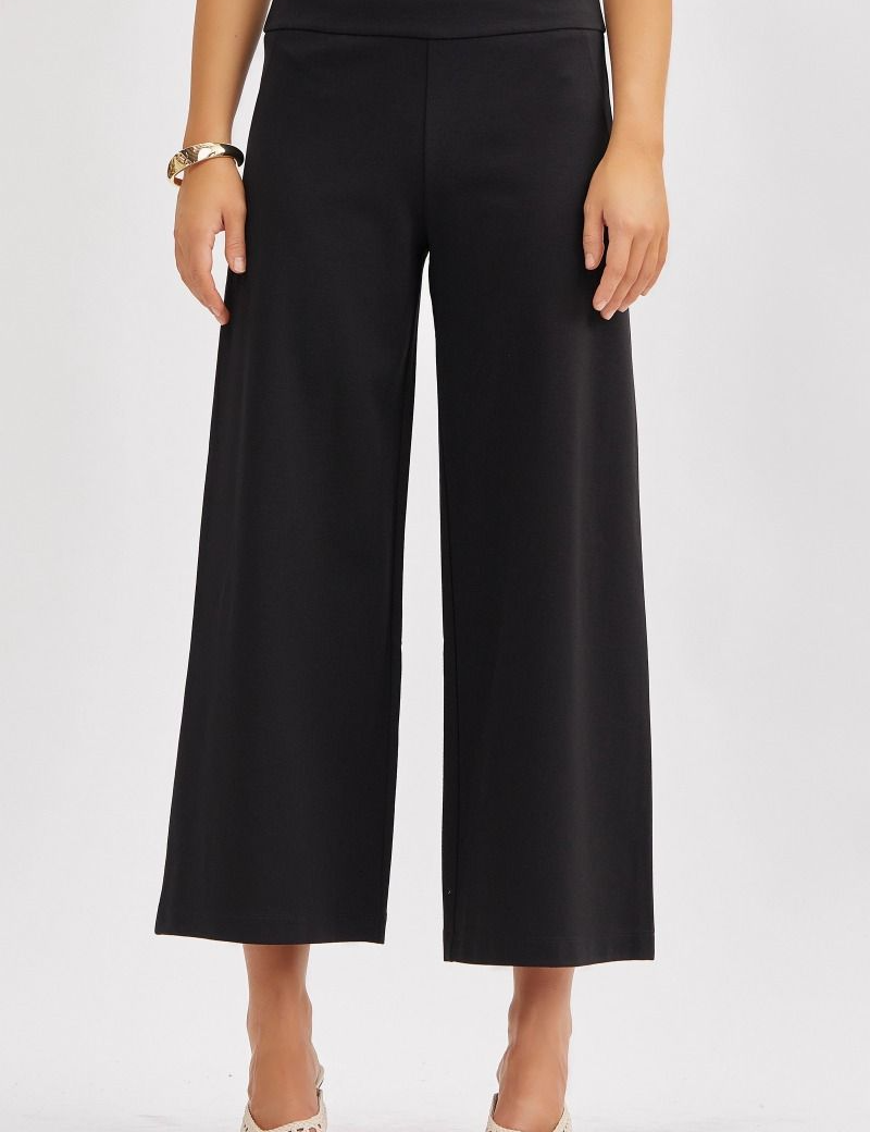 Chic Solid Spring Wide Cropped Pants* FINAL SALE *