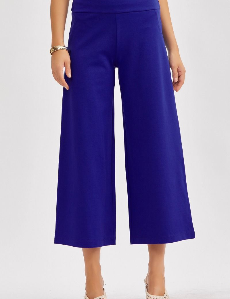 Chic Solid Spring Wide Cropped Pants* FINAL SALE *