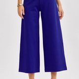 Chic Solid Spring Wide Cropped Pants* FINAL SALE *