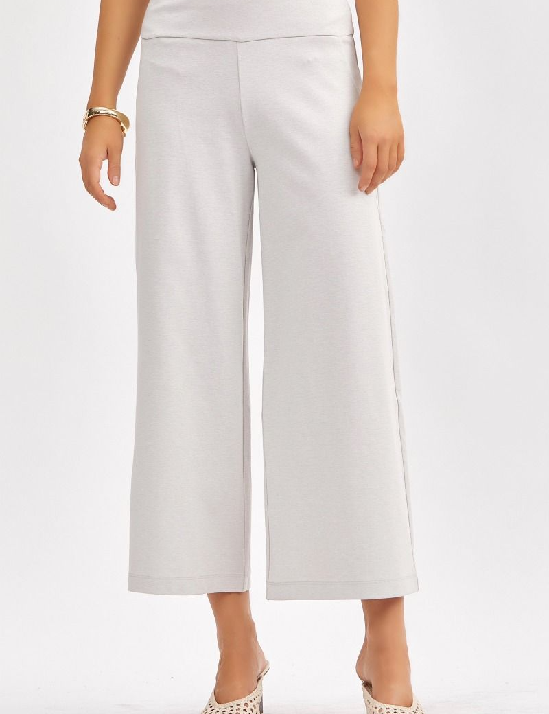 Chic Solid Spring Wide Cropped Pants* FINAL SALE *