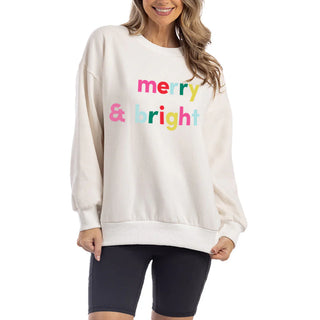 Merry & Bright Christmas Sweatshirt  - PREORDER