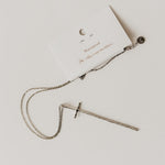 Modern Cross Necklace - WATERPROOF-Necklace-Pretty Simple