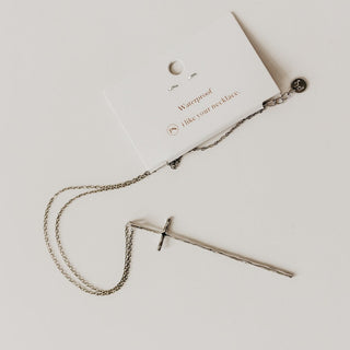 Modern Cross Necklace - WATERPROOF-Necklace-Pretty Simple