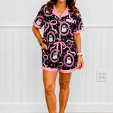 Short PJ Set - Pink Ghost - Preorder