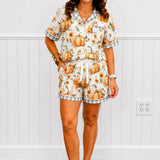 Short PJ Set - Pumpkin Plaid - Preorder