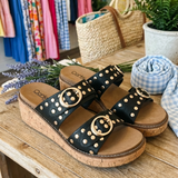 Told You So  Wedges by Corkys - Black