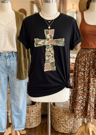 Camo Cross Tee