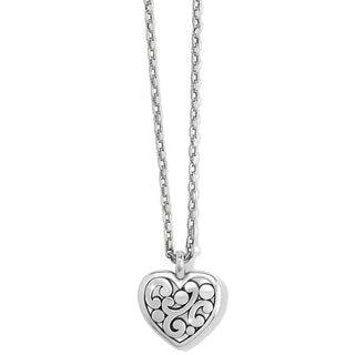 Brighton Contempo Heart Petite Necklace - Silver