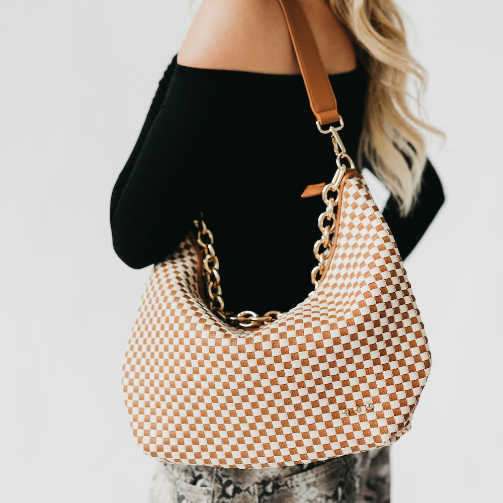 Sienna Slouchy Woven Shoulder Bag - TOP SELLER-Shoulder Bag-Pretty Simple