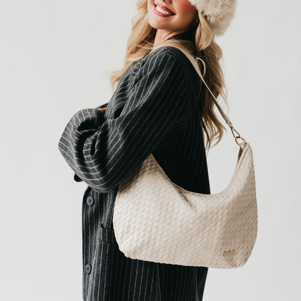 Sienna Slouchy Woven Shoulder Bag - TOP SELLER-Shoulder Bag-Pretty Simple