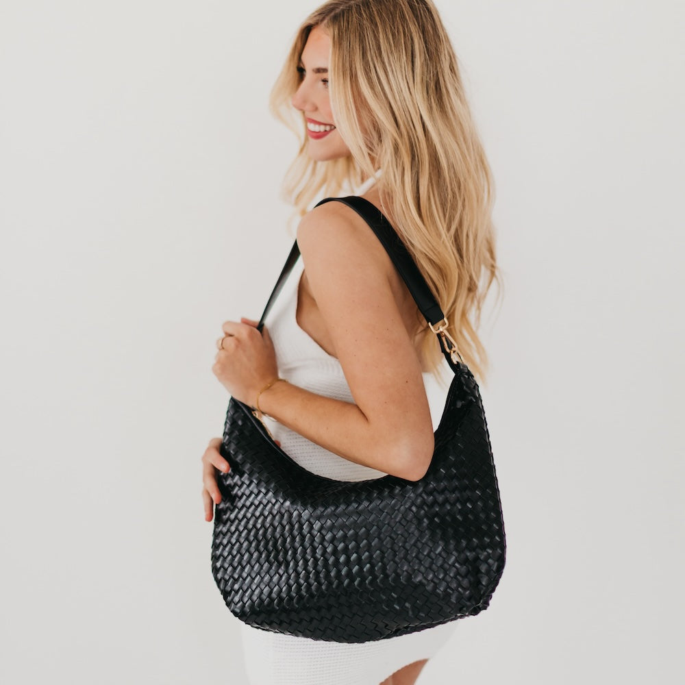 Sienna Slouchy Woven Shoulder Bag - TOP SELLER-Shoulder Bag-Pretty Simple
