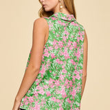 Tropic Like its Hot Sleeveless Top PREORDER