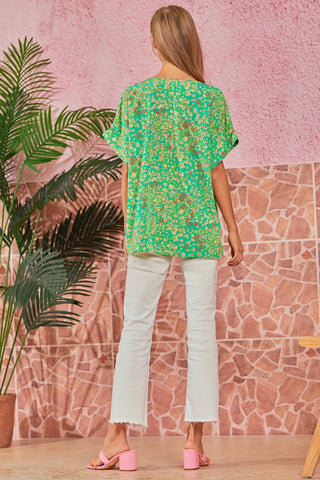 Under The Palm Trees Top - FINAL SALE