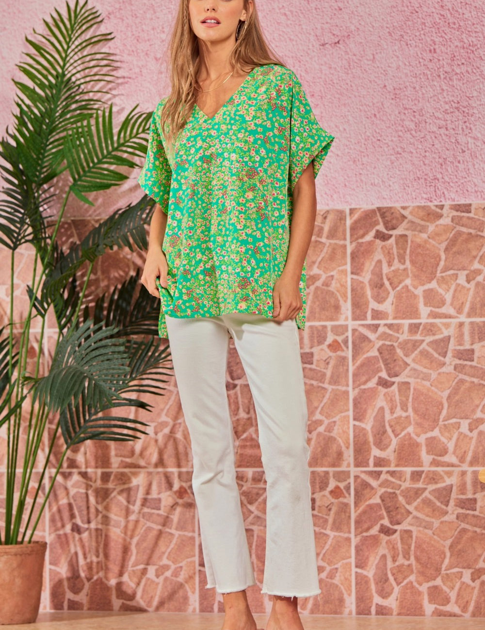 Under The Palm Trees Top* LAST ONES FINAL SALE *