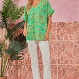 Under The Palm Trees Top* LAST ONES FINAL SALE *