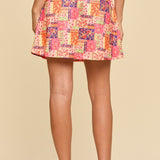 Floral Patchwork Skort PREORDER