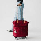 Tenley Quilted Tote Roller Bag Wholesale-Tote Bag-Pretty Simple