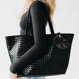 Woven Tiffany Organizer Tote Bag-Tote Bag-Pretty Simple