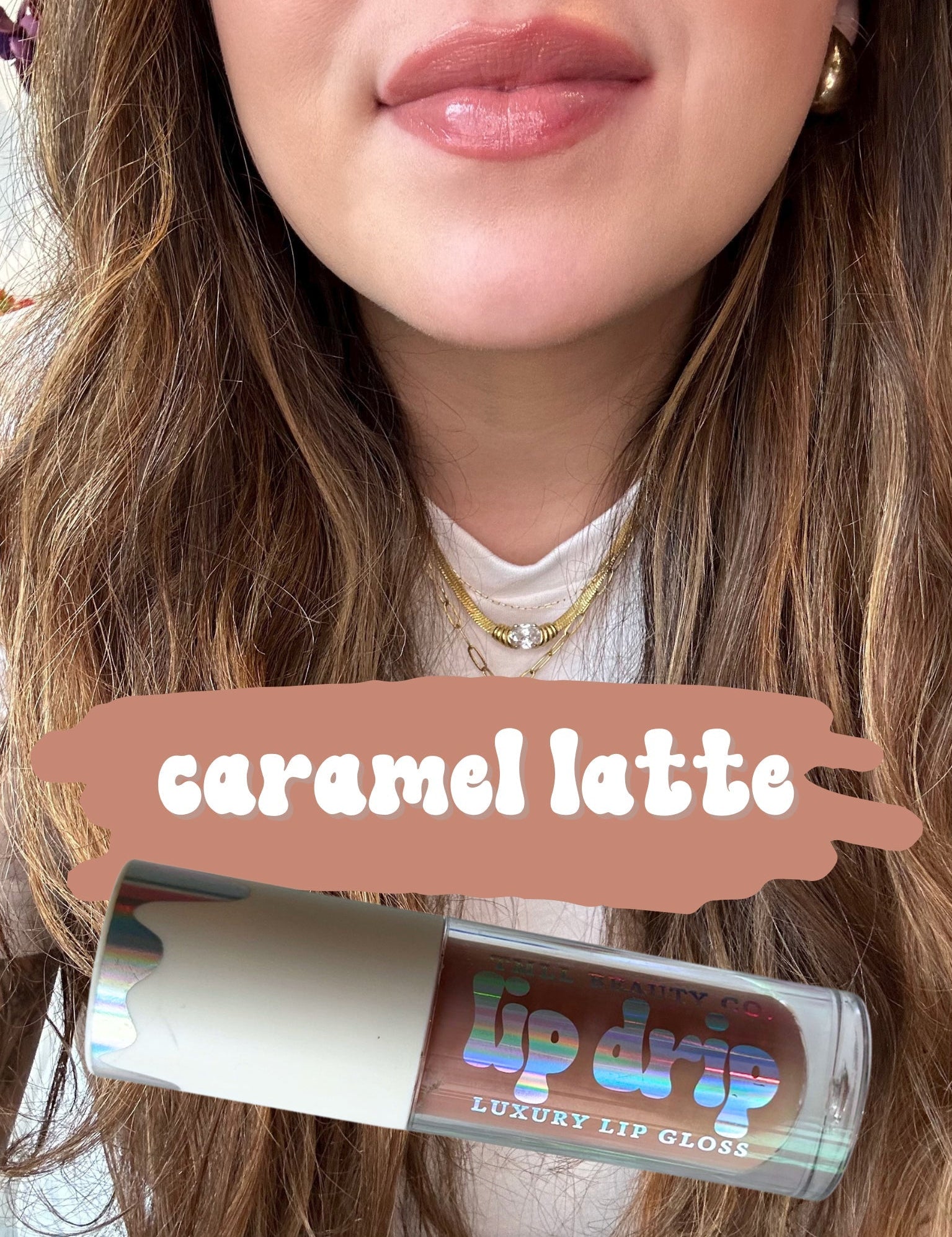 TMLL Lip Drip Luxury Gloss-250 - TMLL Beauty Co - Makeup-TMLL Beauty Co-Caramel Latte-[option4]-[option5]-[option6]-Leather & Lace Boutique Shop