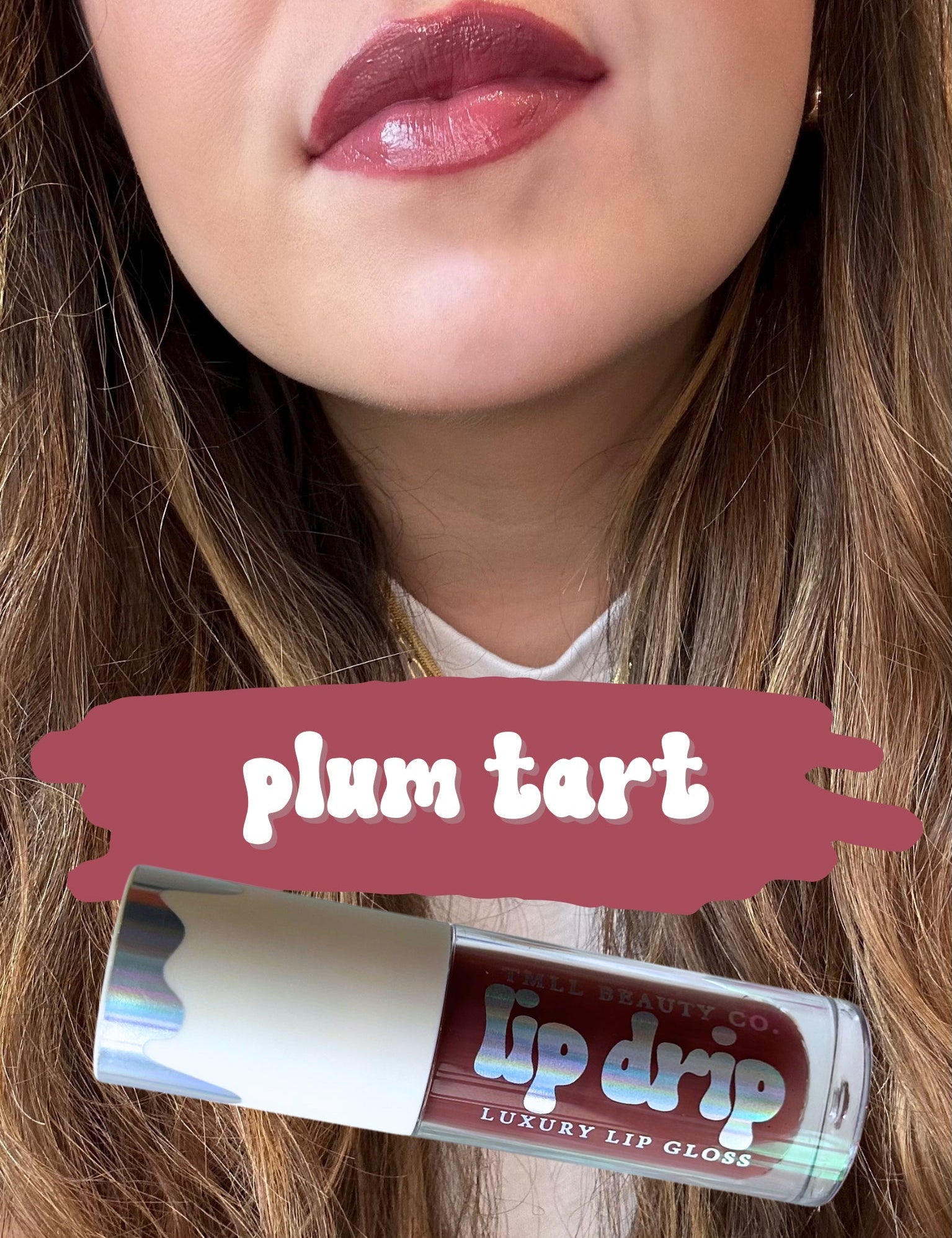 TMLL Lip Drip Luxury Gloss-250 - TMLL Beauty Co - Makeup-TMLL Beauty Co-Plum Tart-[option4]-[option5]-[option6]-Leather & Lace Boutique Shop