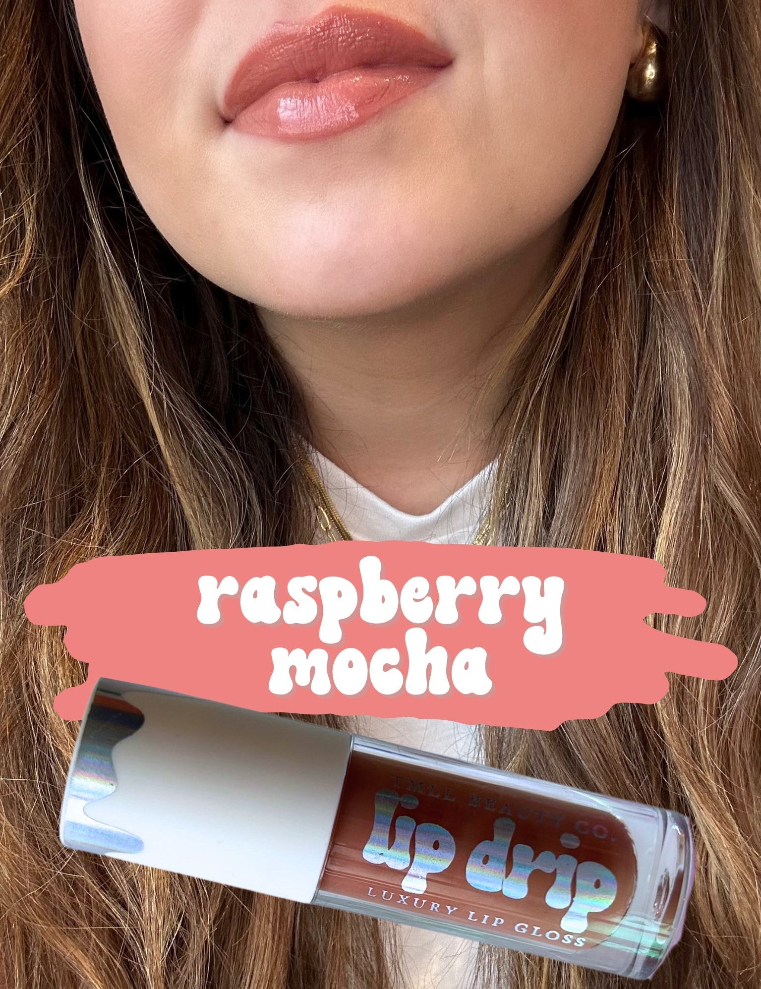 TMLL Lip Drip Luxury Gloss-250 - TMLL Beauty Co - Makeup-TMLL Beauty Co-Raspberry Mocha-[option4]-[option5]-[option6]-Leather & Lace Boutique Shop