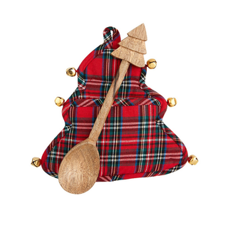 Red Tartan Pot Holder by Mudpie