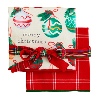 Classic Christmas Towel by Mudpie