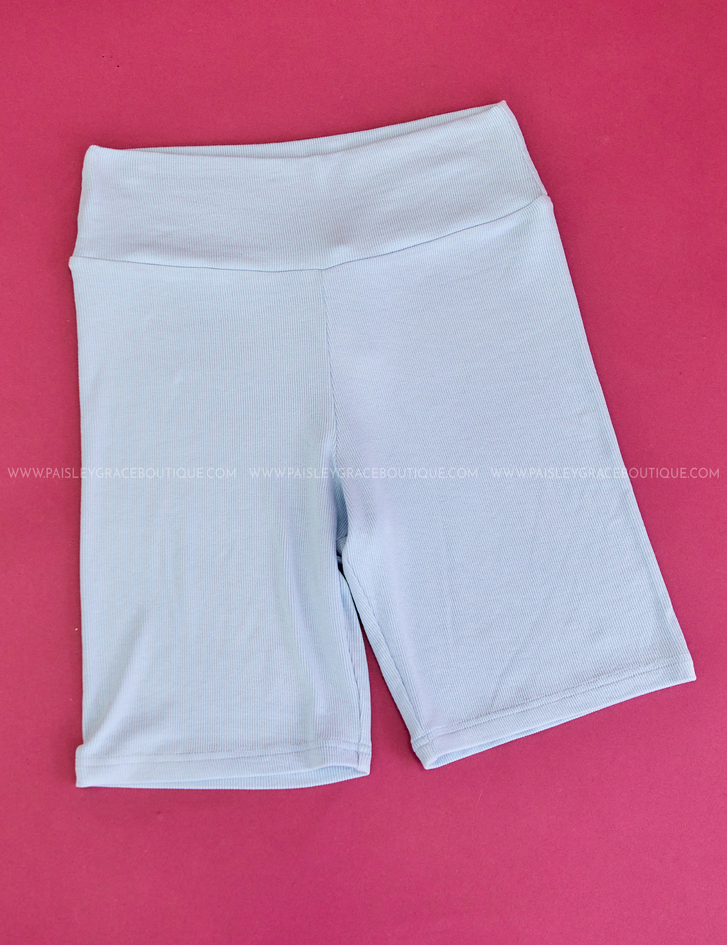 Joanna Ribbed Top & Short Set - Sky Blue* FINAL SALE *