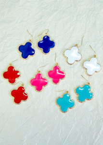 Cleo Clover Earrings - 5 Colors