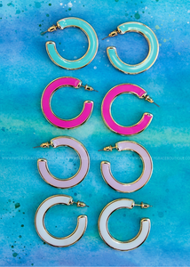 Zoey Hoop Earrings - 4 colors